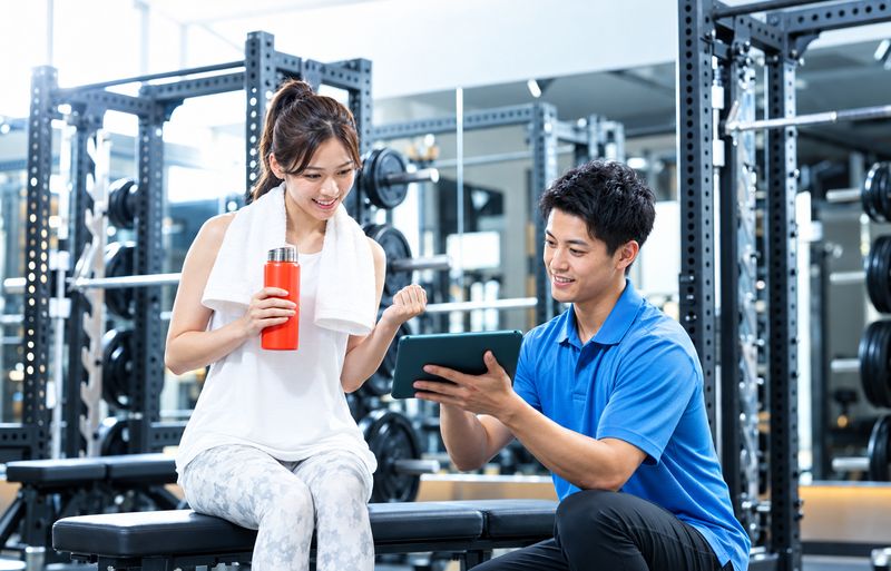 トレーナーの指導のイメージ